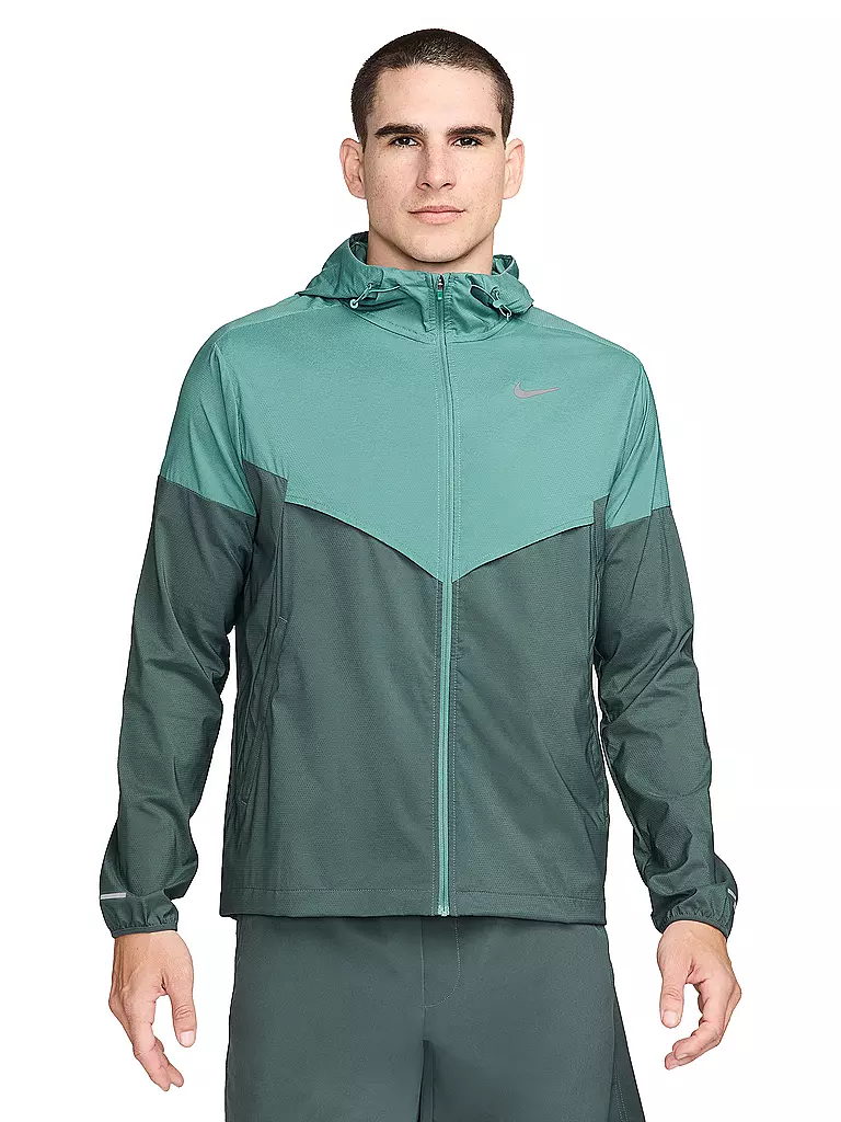 NIKE Herren Laufjacke Windrunner dunkelgrun